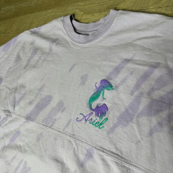DISNEY Parks Ariel Spirit Jersey Part of Your World Live Action Tie Dye Small - Picture 4 of 13